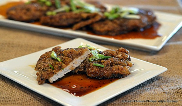 Onion And Apricot Pork Chops