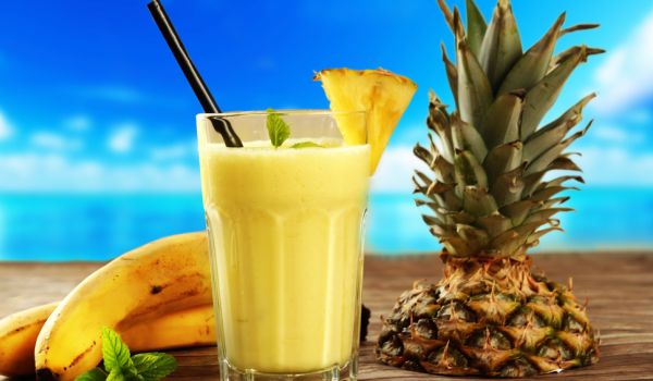Papaya, Pineapple and Banana Shake Recipe