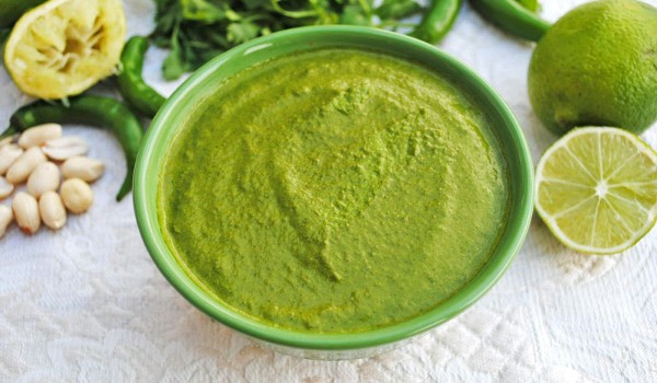 Peanut Cilantro Chutney