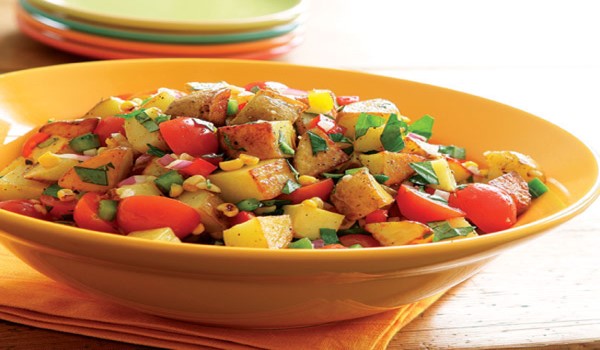 Peppery Corns And Tomato Salad Recipe