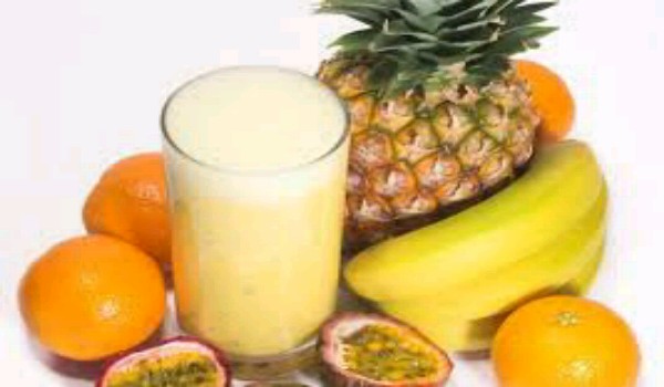 Pineapple, Strawberry and Apricot Shake