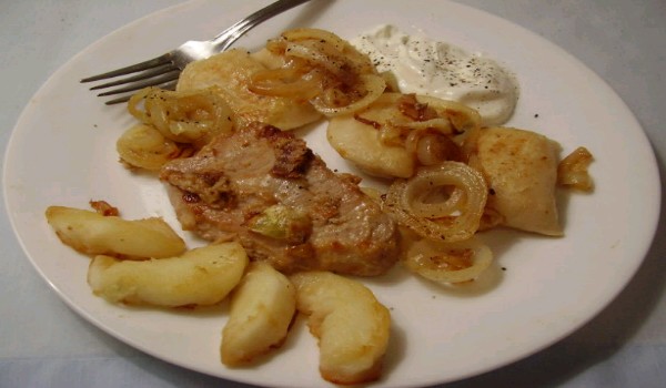 Pork Chops And Pierogies Recipe