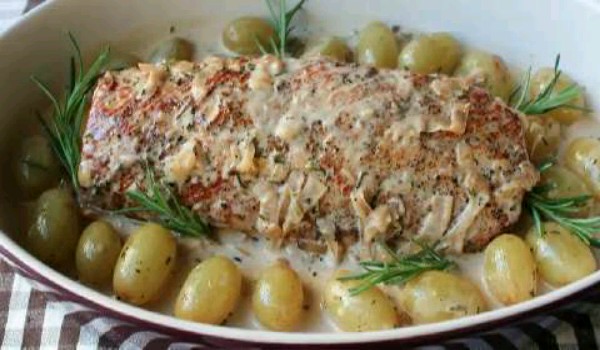 Pork Roast With Sauerkraut And Kielbasa