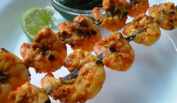 Prawn Tikka Recipe - How To Make Prawn Tikka - How To Prepare Prawn ...