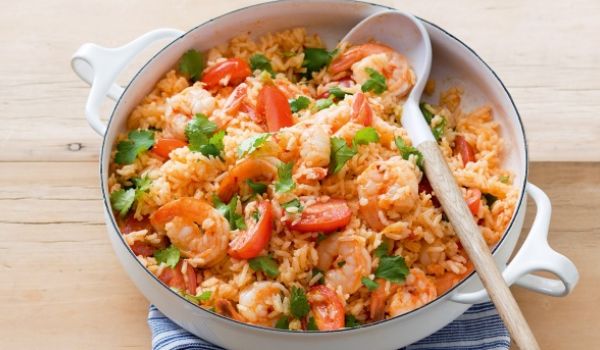 Prawns with Rice Recipe