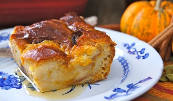 Pumpkin Bread Pudding Recipe