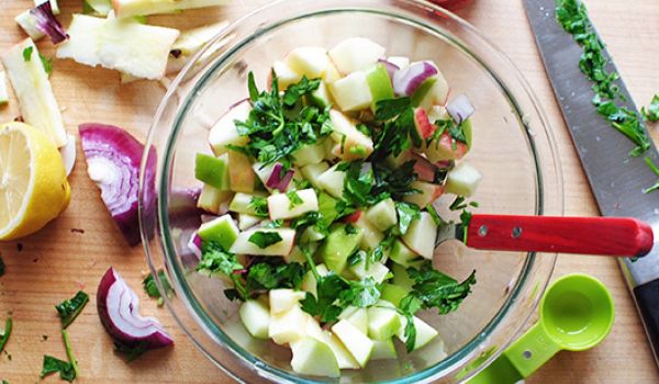 Red and Green Apple Salad Recipe