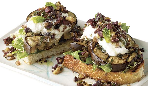 Roast Eggplant with Walnuts Recipe