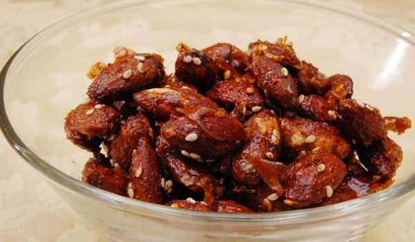 Roasted Honey And Spice Nuts