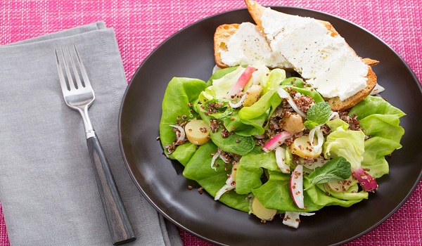 Spring Salad Toast Recipe