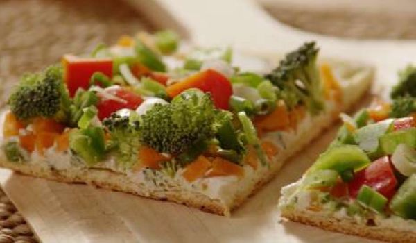 Vegetable Pizza Squares