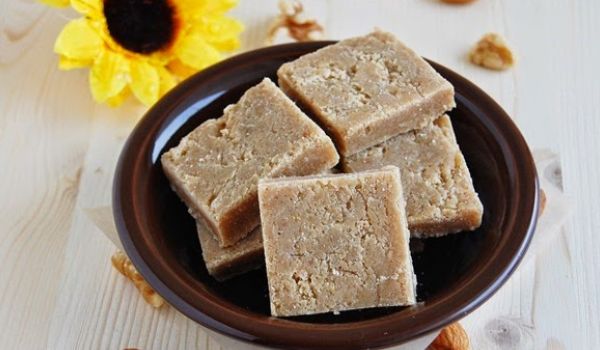 Walnut Burfi Recipe