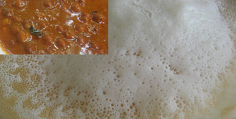 Appam and Kadala Curry