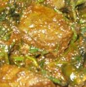 Goat liver curry