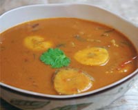 Vazhakkai Pulikulambu Recipe